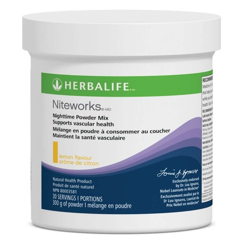 Niteworks lemon powder 300G 30 servings